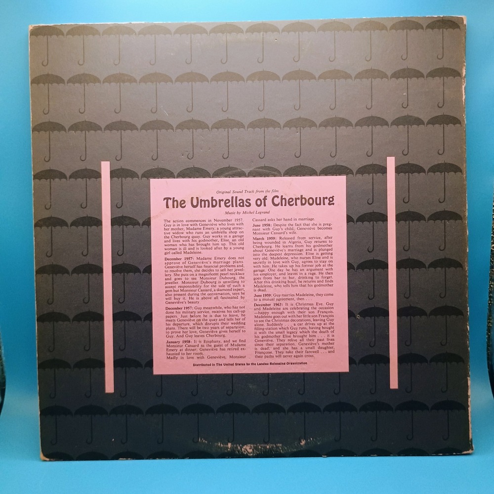 The Umbrellas of Cherbourg Soundtrack Michel Legrand Vinyl LP Philips PCC-616